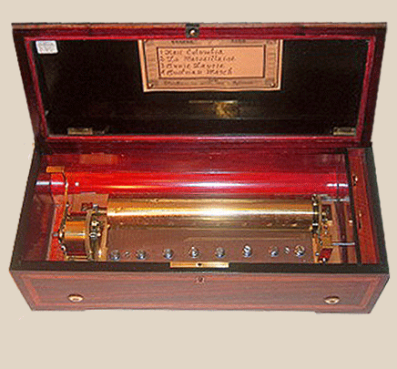 Bremond 152 Tooth Antique Music Box - Click Image to Close