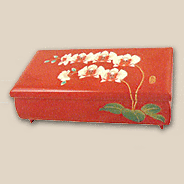 31301 - Lacquer Jewelry Box with Flowers - Click Image to Close