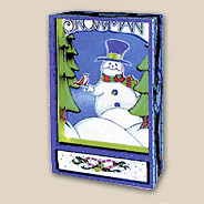 43501 - Dancing Snowman Shadow Box