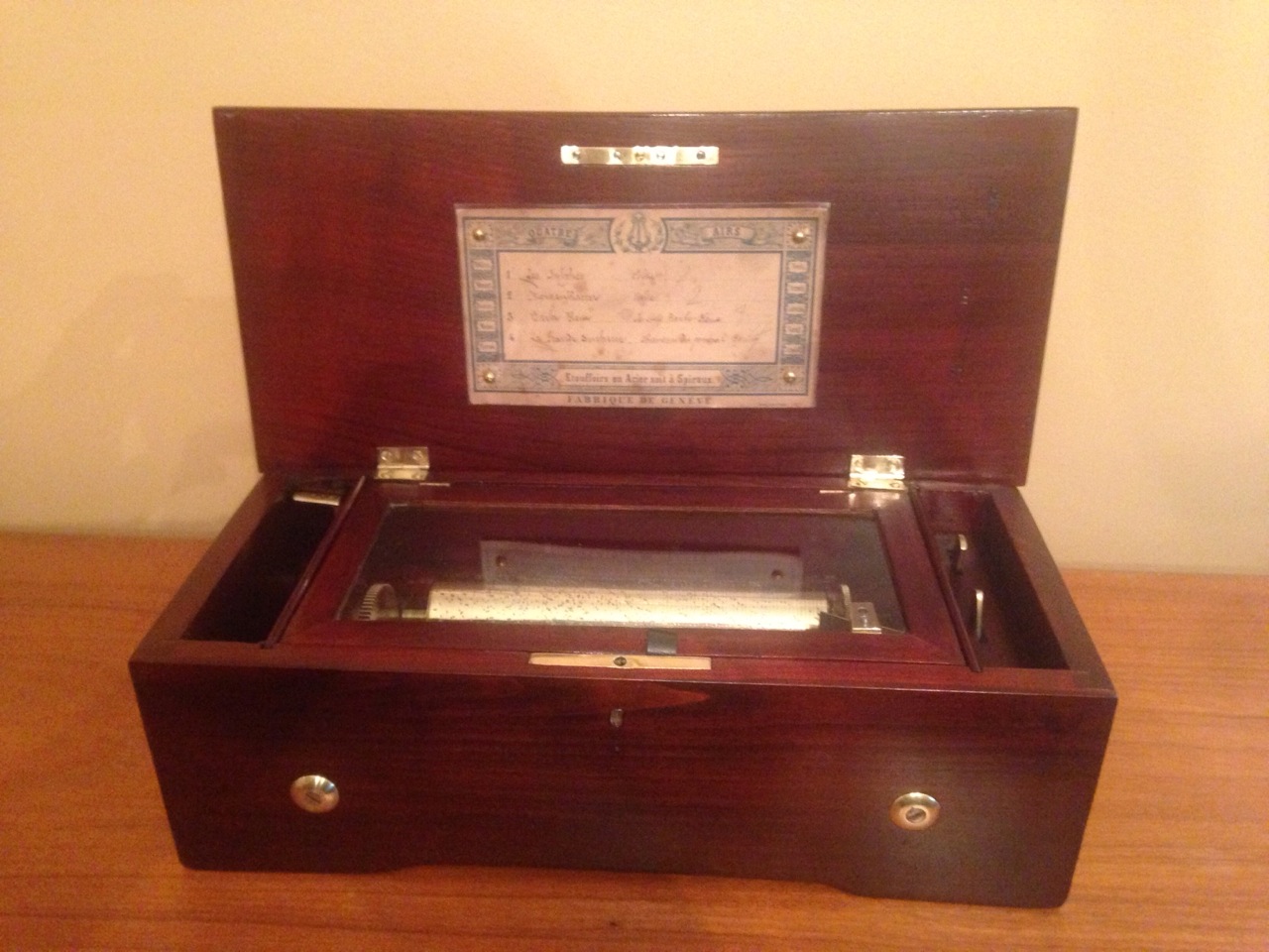 B.A.Bremond Antique Music Box circa 1860 - Click Image to Close