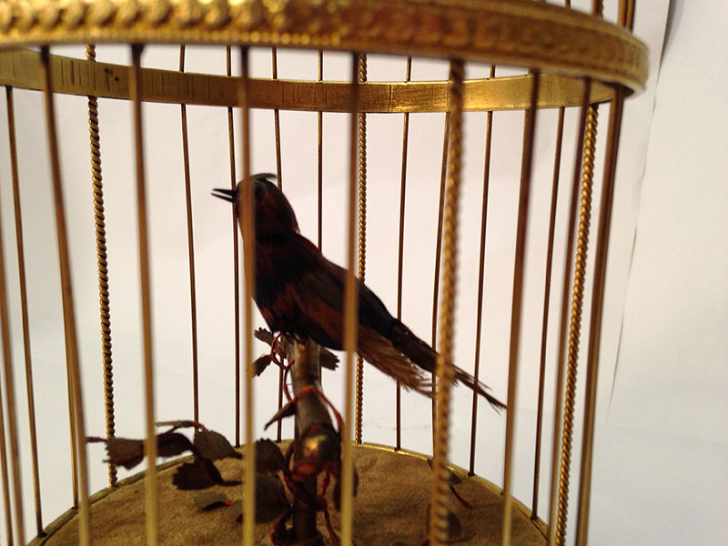 Antique Automated Bird Cage