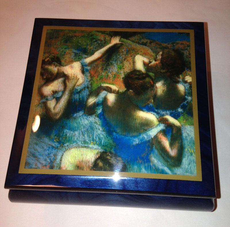 802 - Blue Dancers by Degas - Click Image to Close