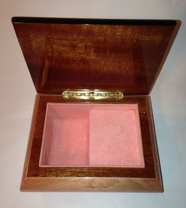 415AL -Heart with two Doves Ring Box - Click Image to Close