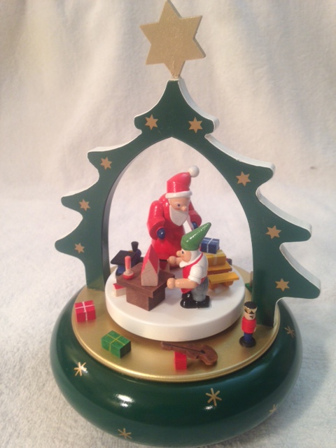Santa with Elf and Toys - Click Image to Close