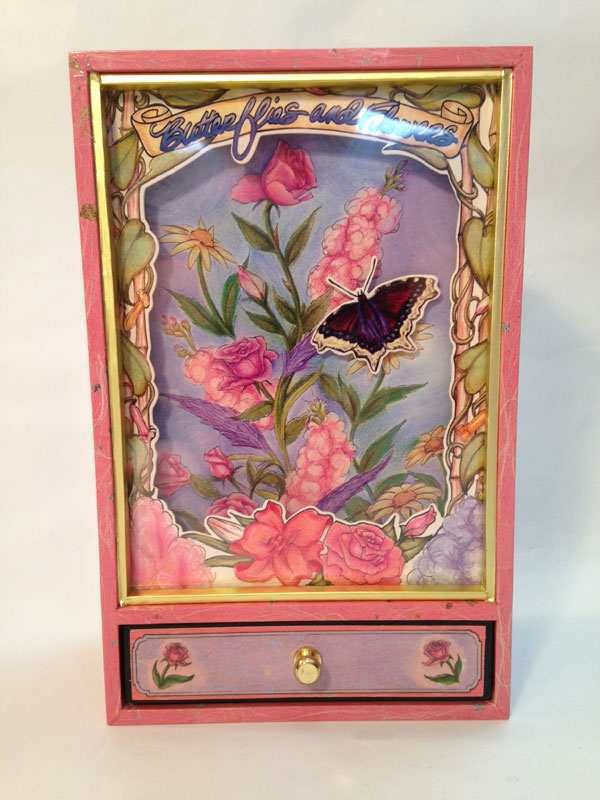 G-46102 - Floating Butterfly Shadow Box - Click Image to Close