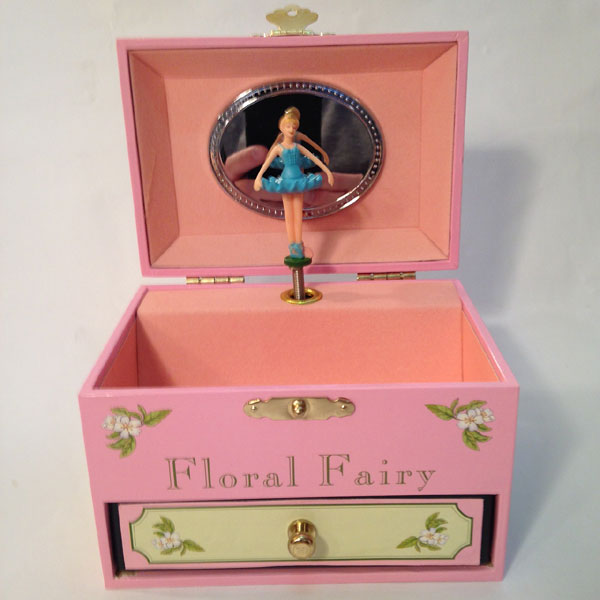 G-35404 - Traditional Ballerina Box - Fairy / Pink