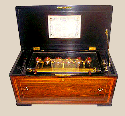 Bremond 6-Bell Antique Music Box